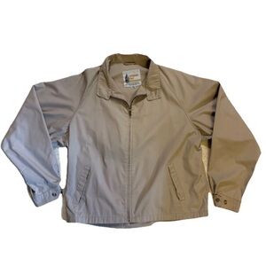 LONDON FOG Vintage KHAKI MENS JACKET SIZE 46XLong